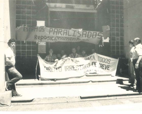 1984 – Piquete na Reitoria – Greve